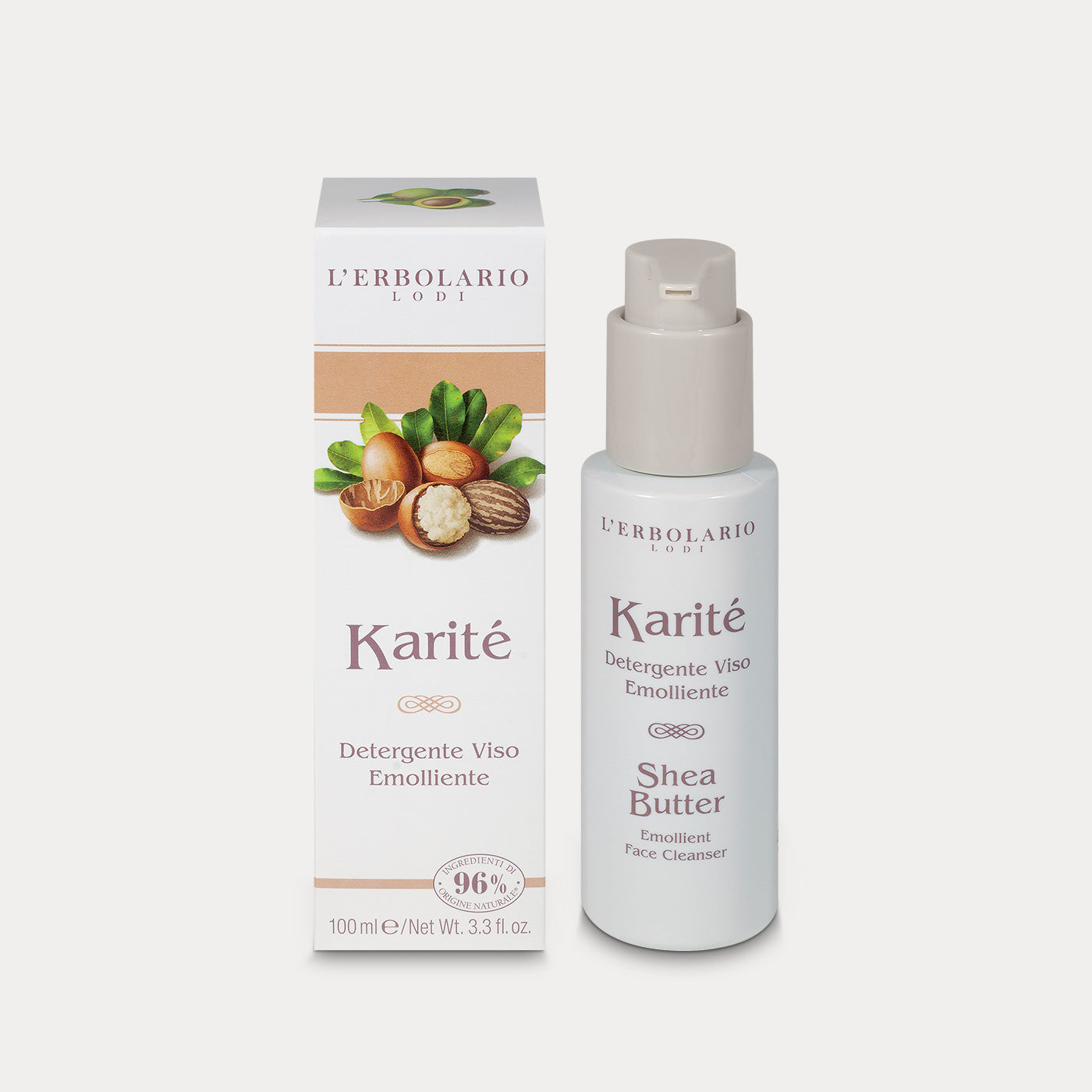 Detergente Viso Emolliente Karité