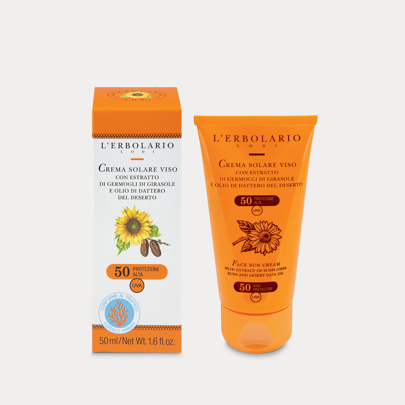 Crema Solare Viso SPF 50