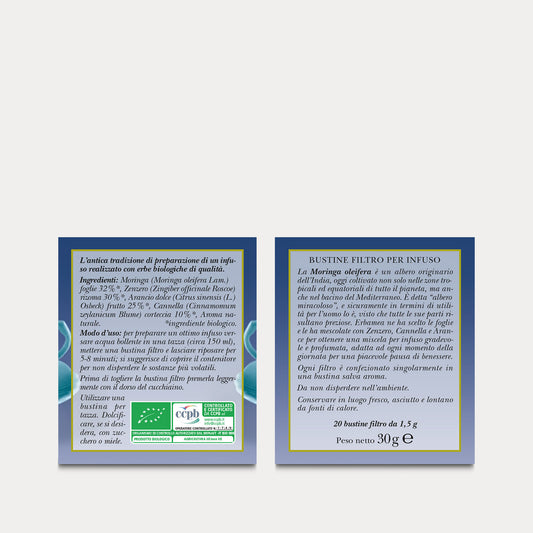 Infuso Moringa e Zenzero