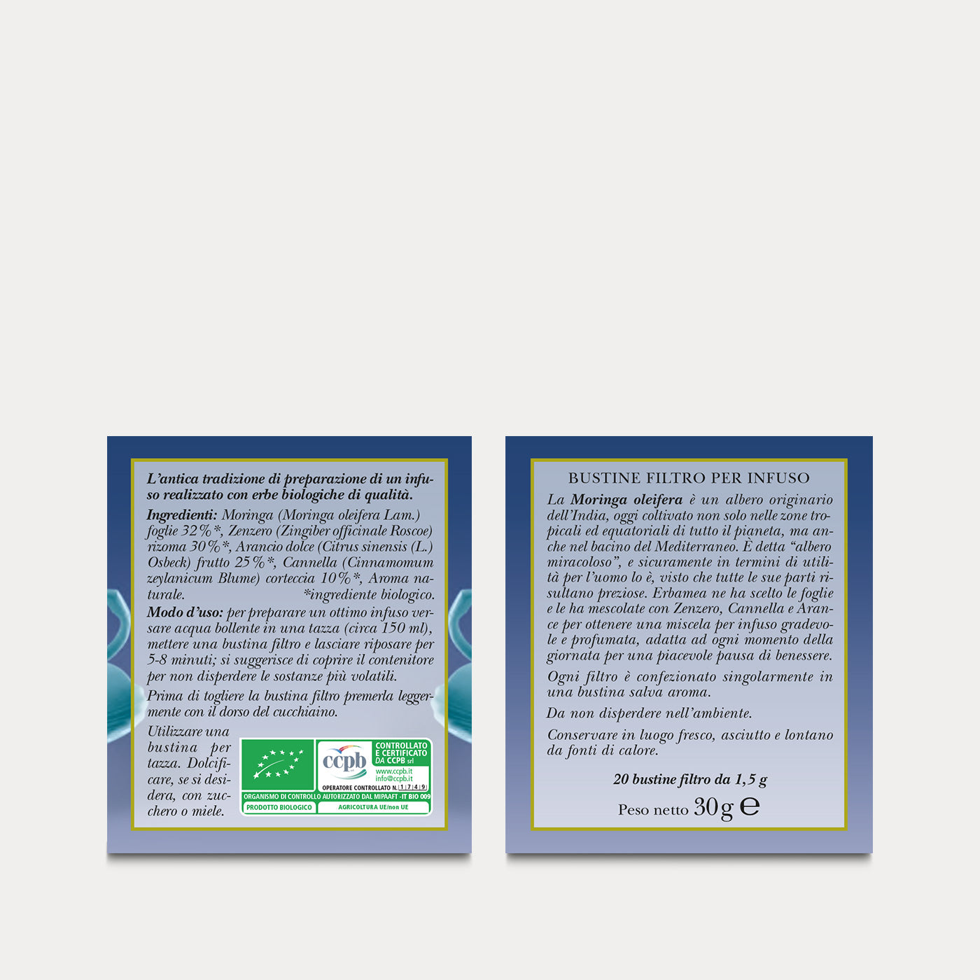 Infuso Moringa e Zenzero