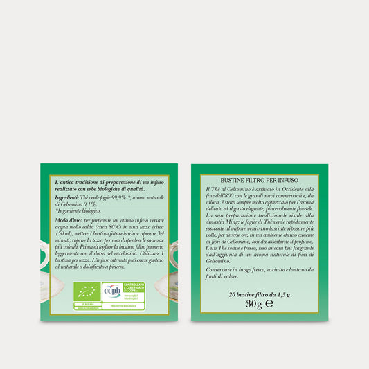 Infuso al Thè Verde al Gelsomino