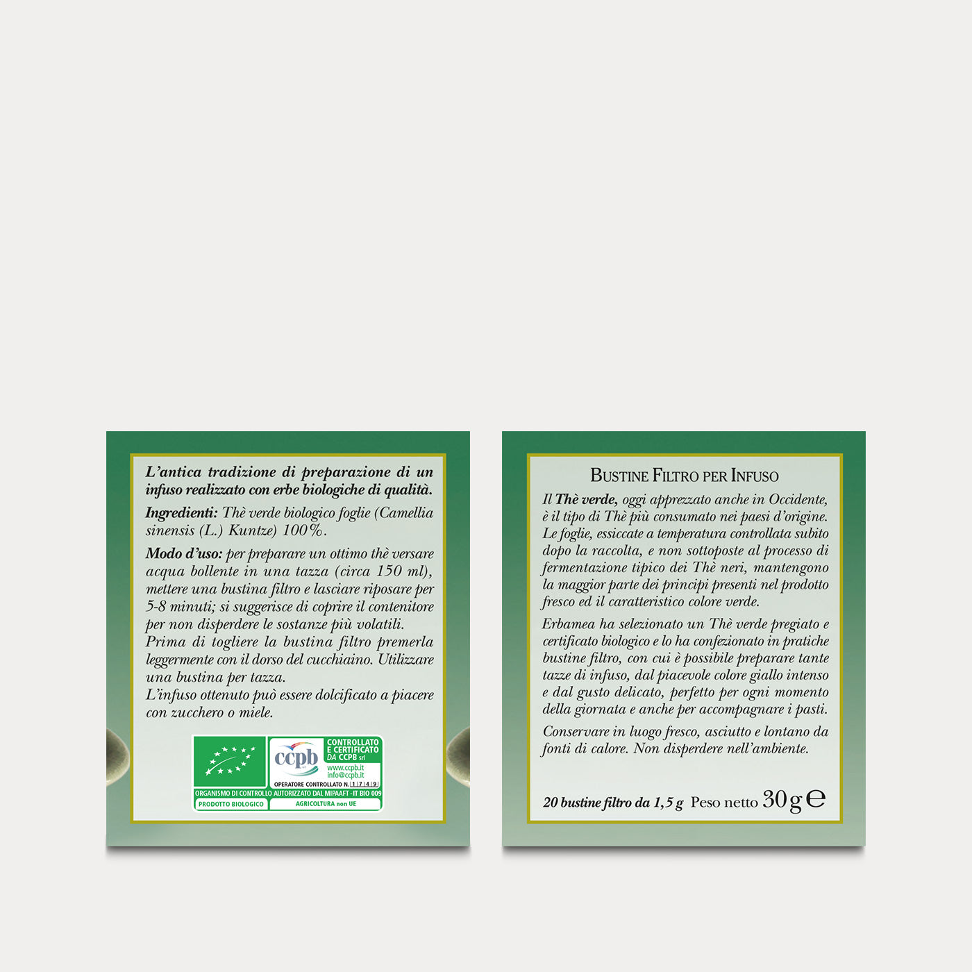 Infuso al Thè Verde