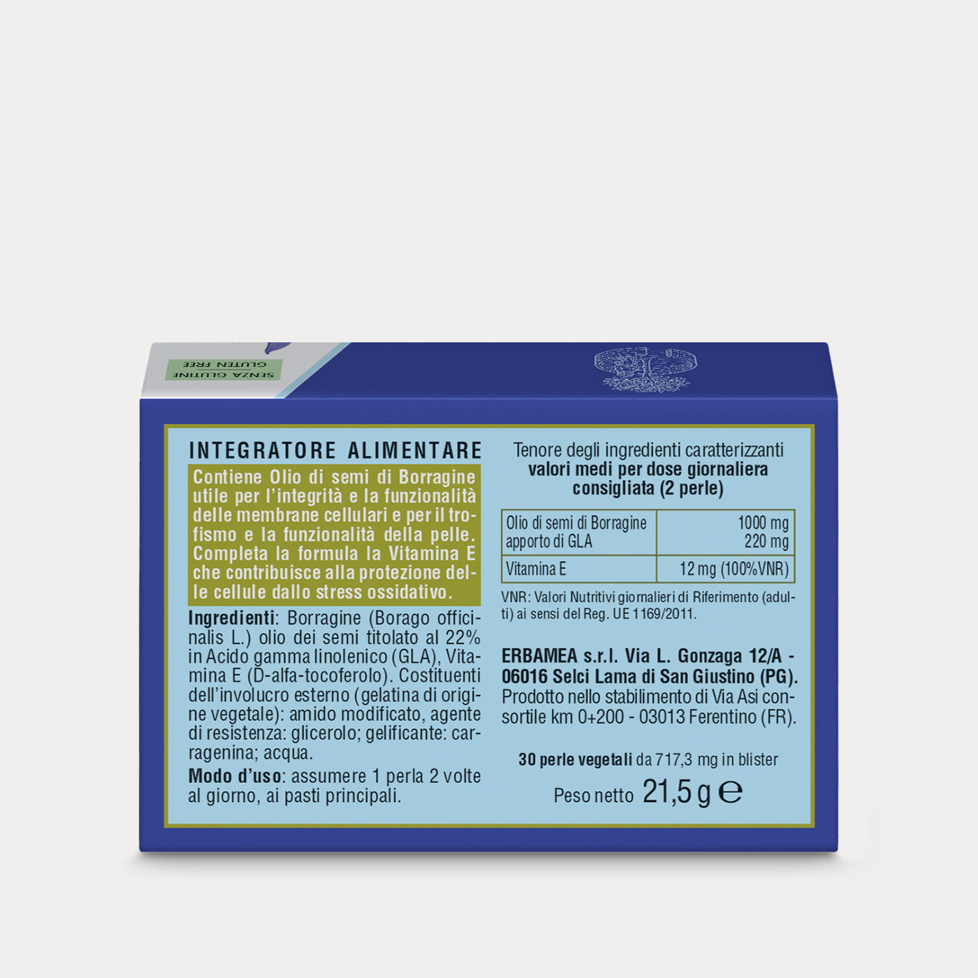 Integratore Olio di Borragine