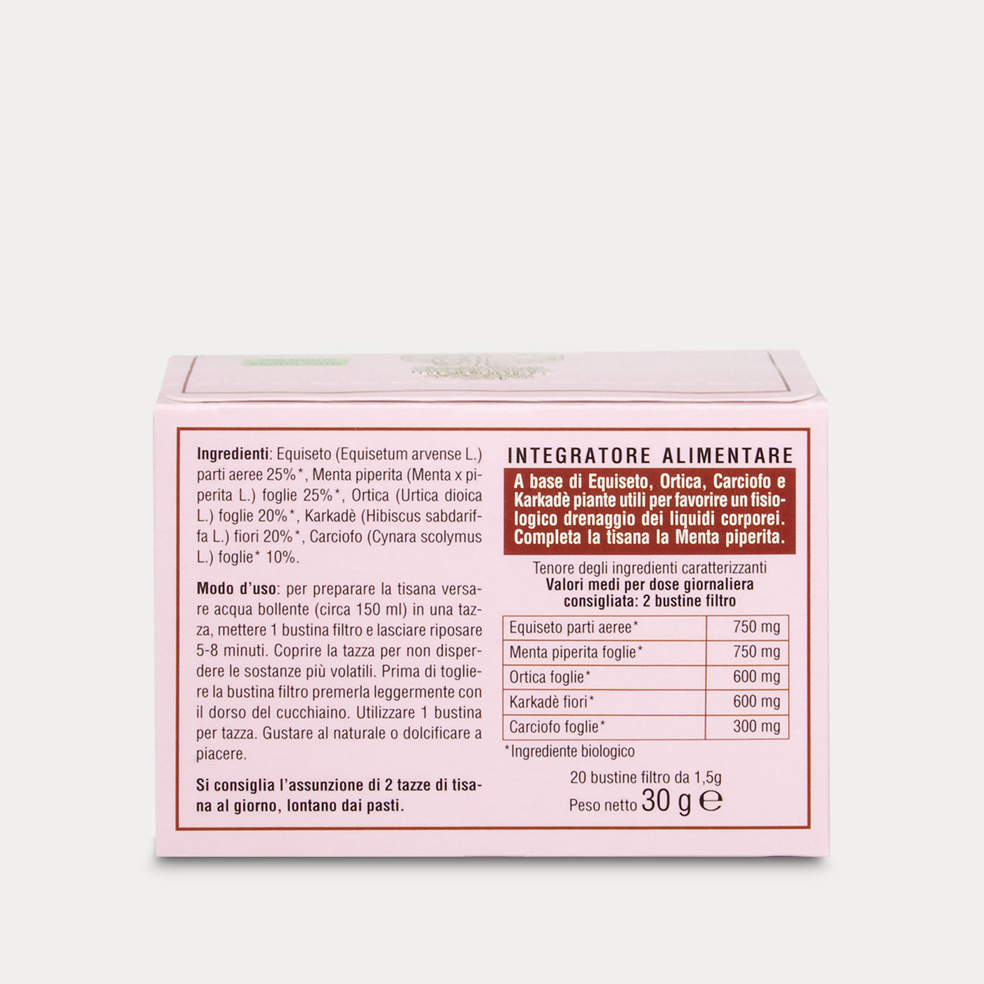 Tisana Biologica Erbaforma Linea Drena