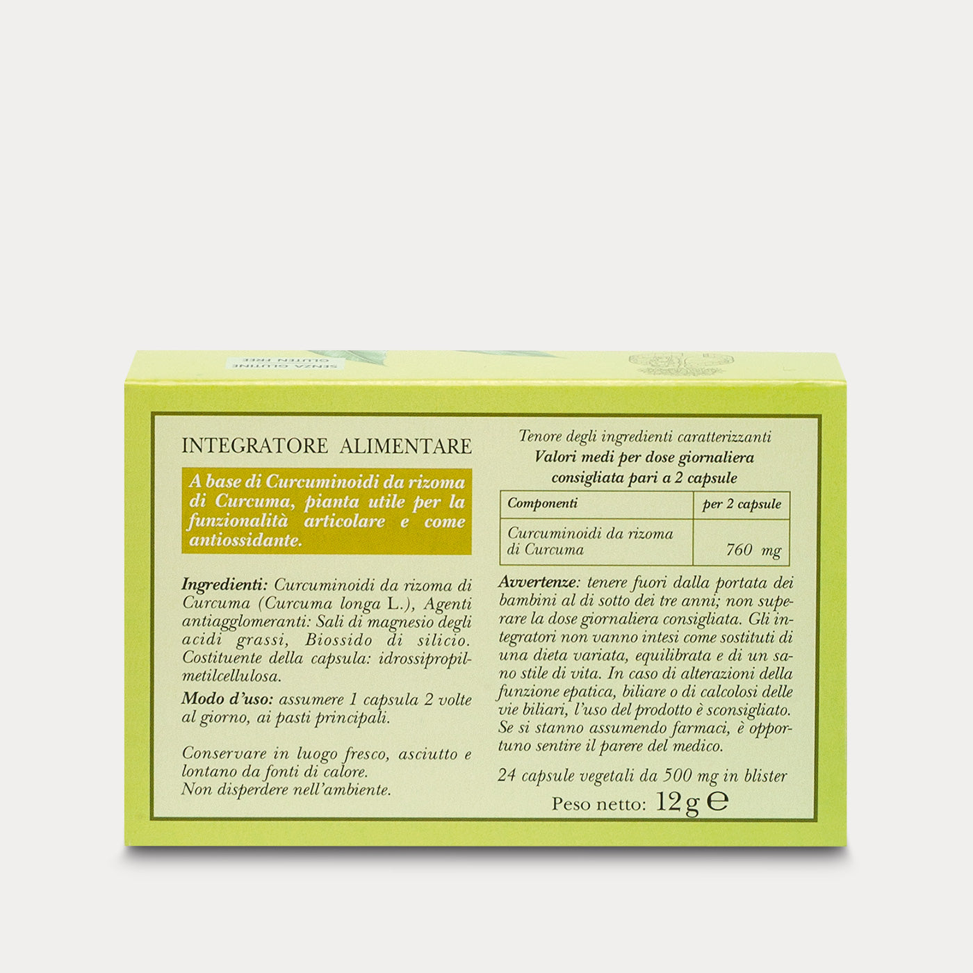 Integratore Curcuma
