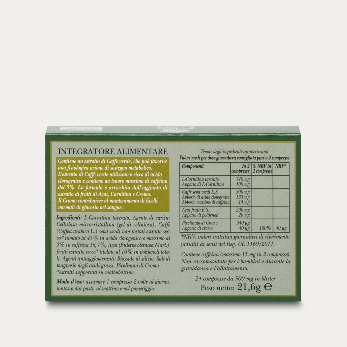 Integratore Caffè Verde Plus