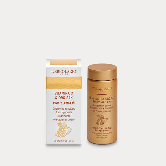 Detergente Viso in Polvere Vitamina C & Oro 24K