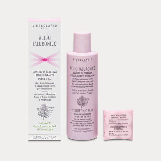 Lozione per Pelli Miste e Grasse Acido Ialuronico