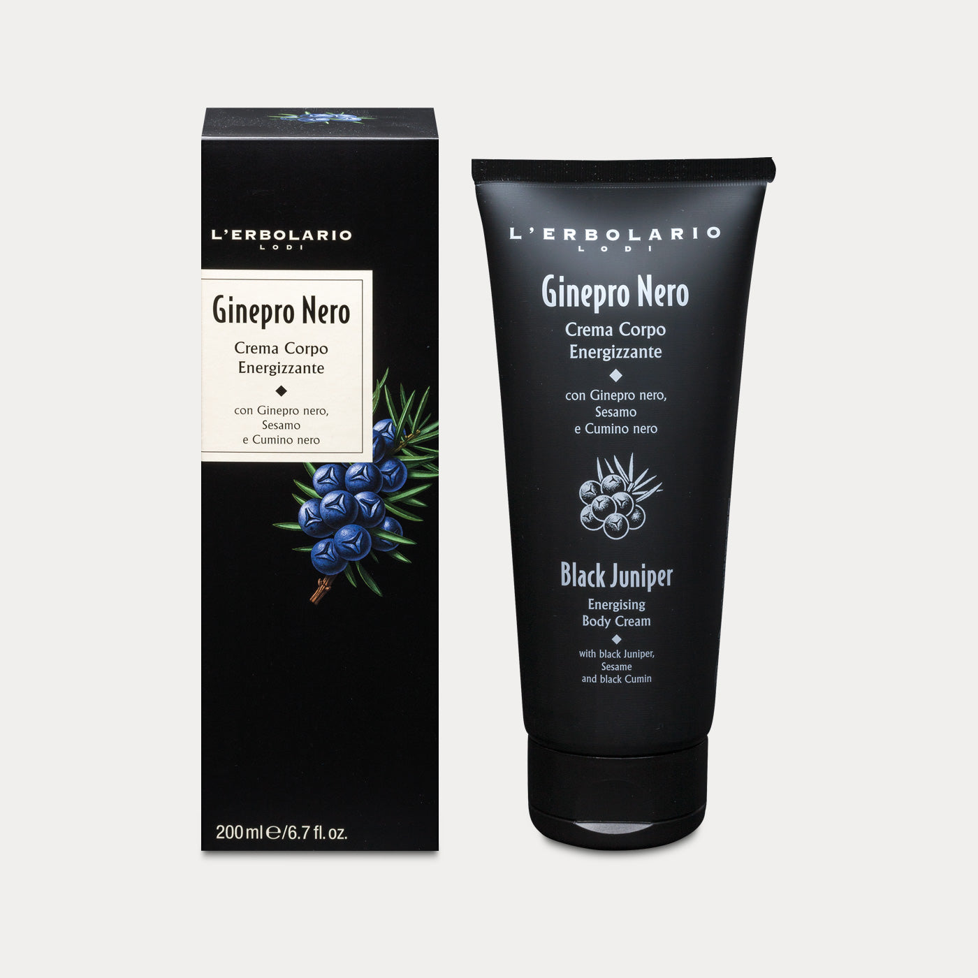 Crema Corpo Energizzante Ginepro Nero
