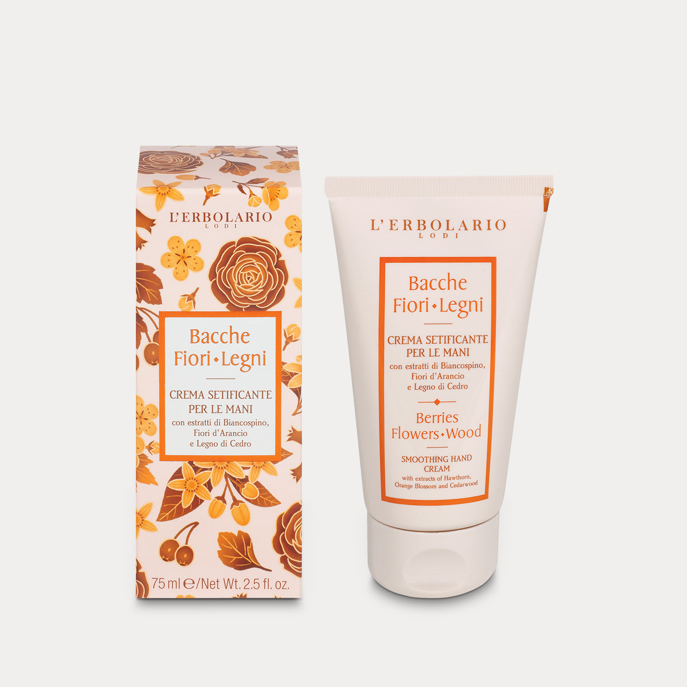 Crema Setificante per le Mani Bacche Fiori Legni