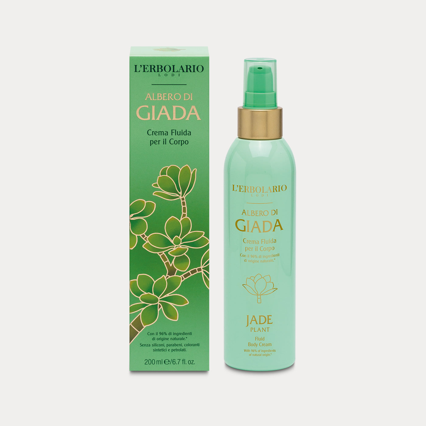 Crema Fluida per il Corpo Albero di Giada