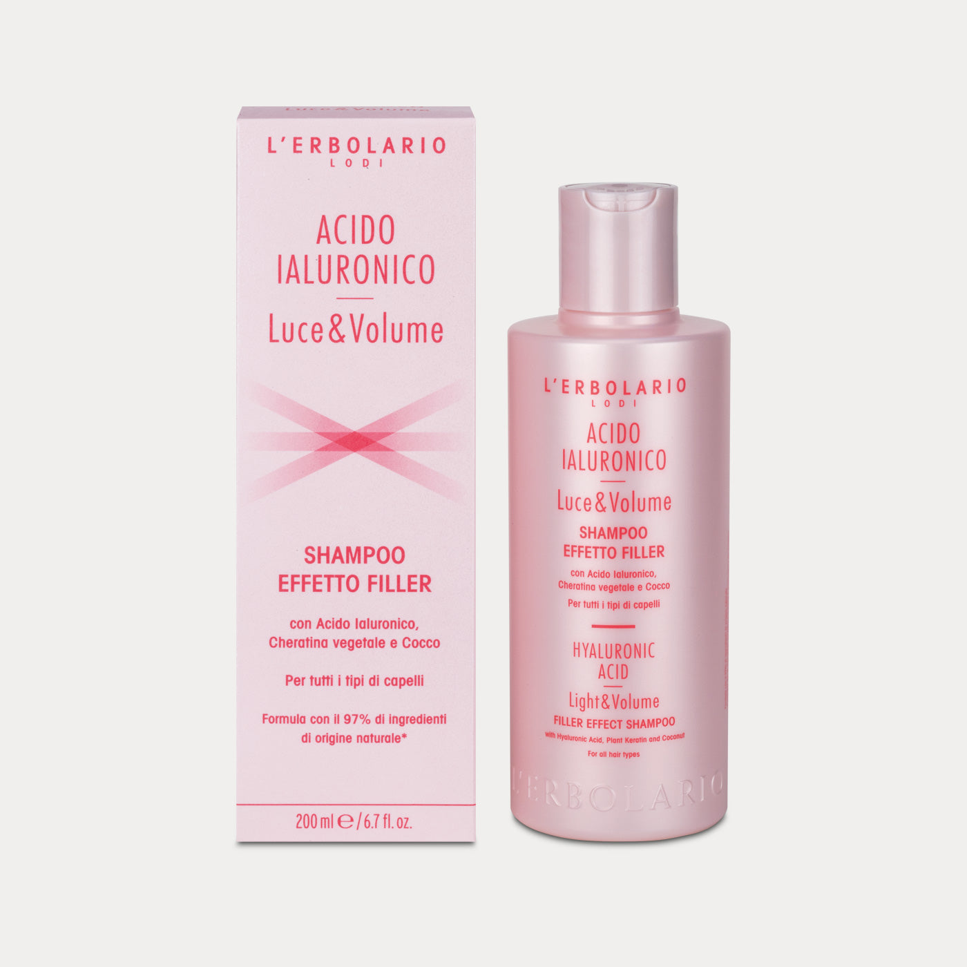 Shampoo Effetto Filler Acido Ialuronico Luce&Volume