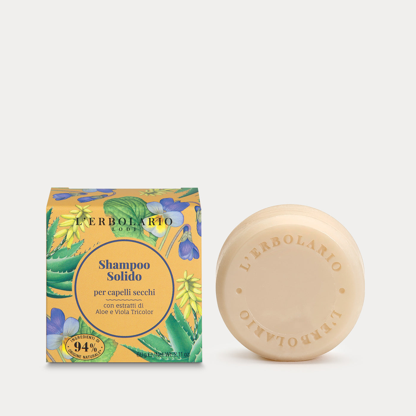 Shampoo Solido per capelli secchi