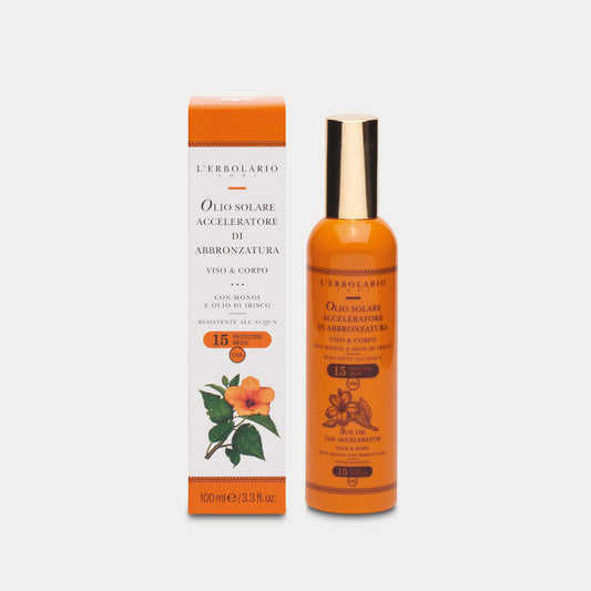 Olio Solare Acceleratore di Abbronzatura SPF 15