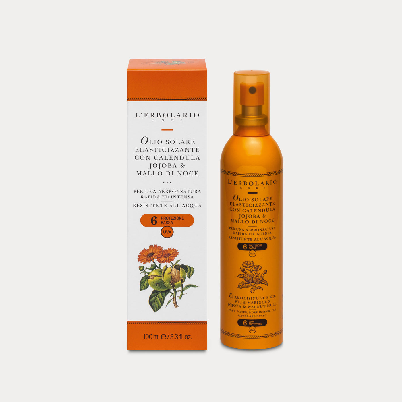 Olio Solare Elasticizzante SPF 6