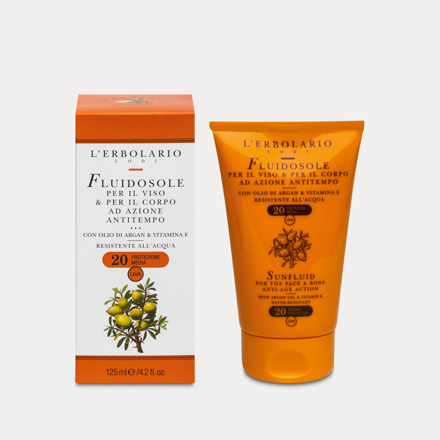 FluidoSole Viso e Corpo Anti-tempo SPF 20