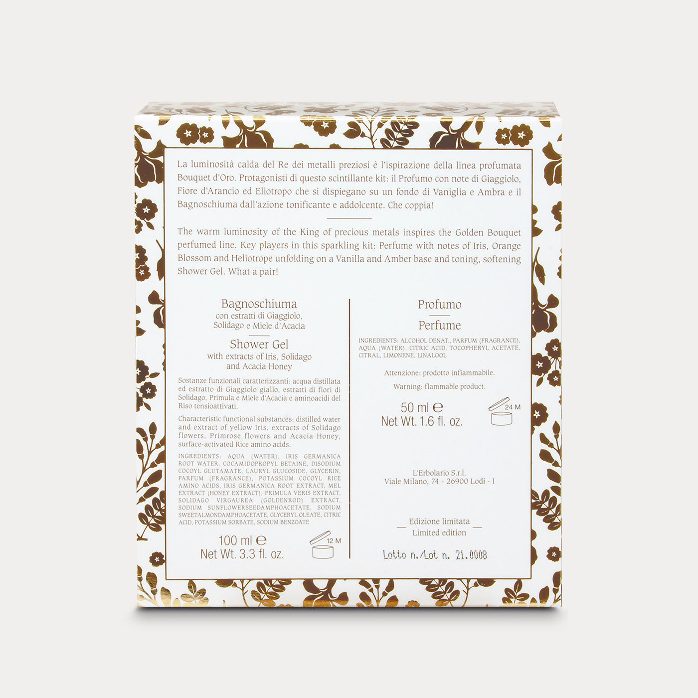 Kit Corpo Bouquet d'Oro