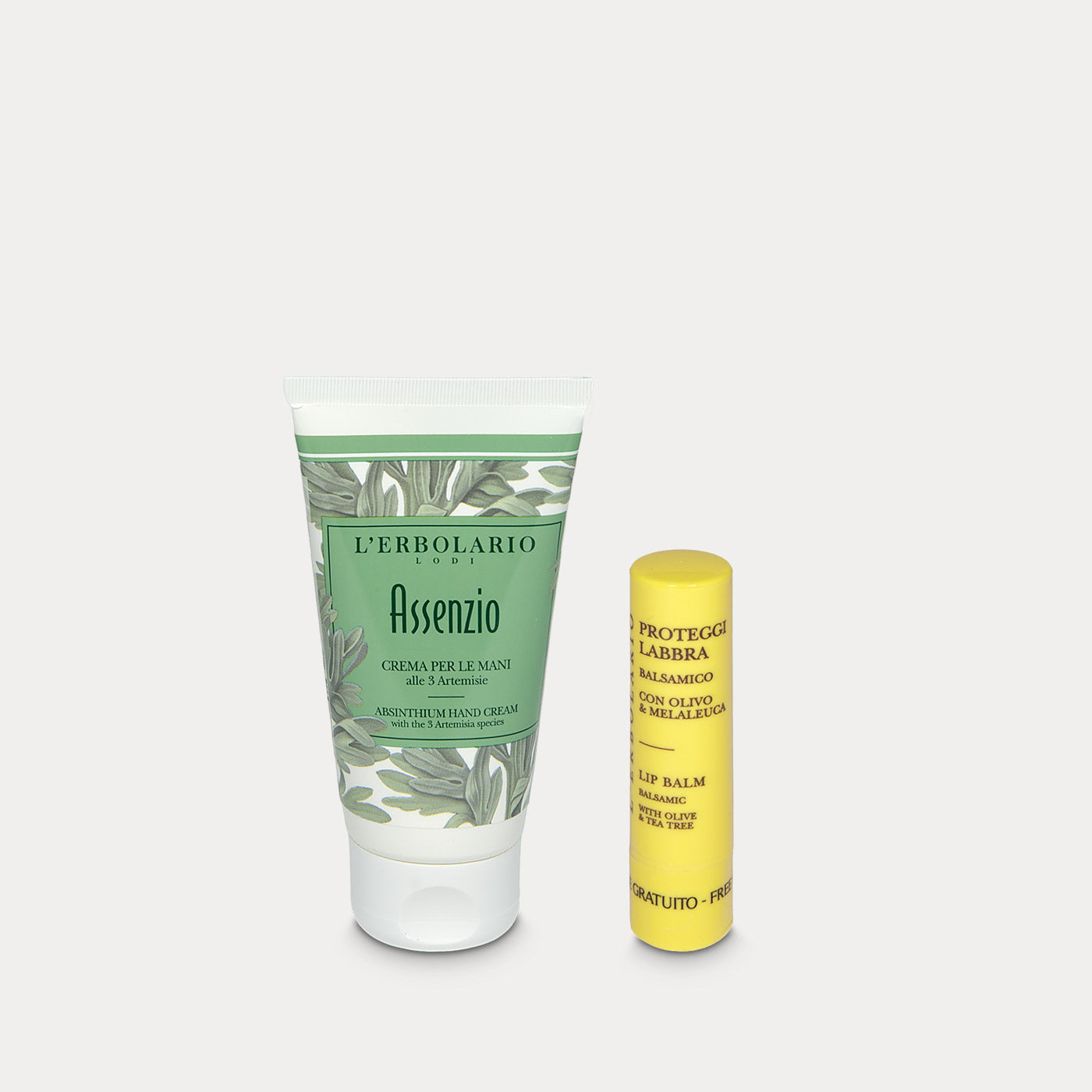 Crema Mani Assenzio e Proteggilabbra in omaggio