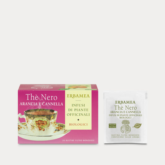 Infuso al Thè Nero Arancia e Cannella