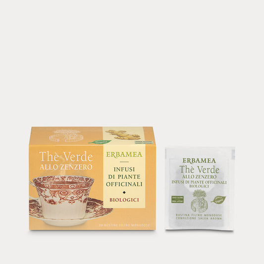 Infuso di Tè Verde allo Zenzero
