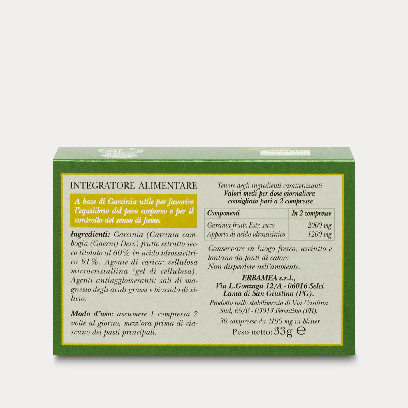 Integratore Garcinia Forte