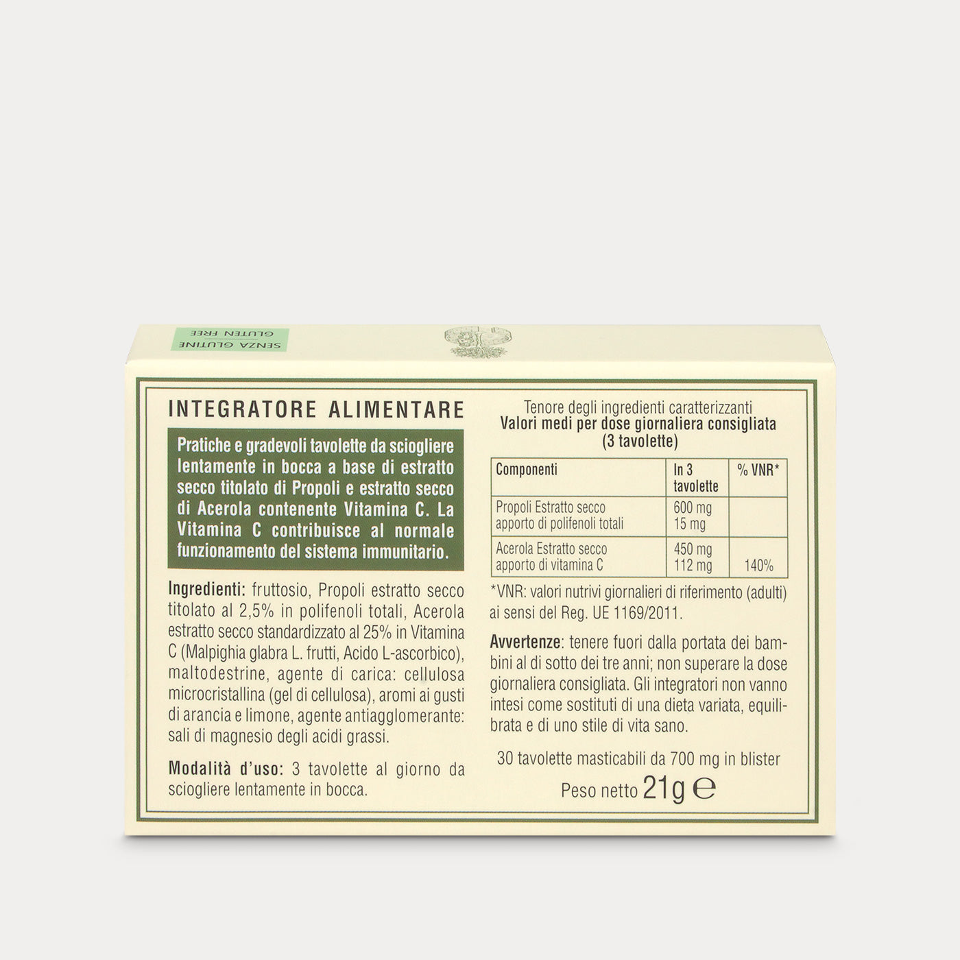 Tavolette masticabili Propoli Titolata