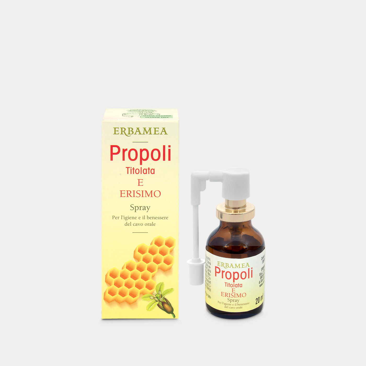 Spray gola Propoli ed Erisimo Propoli Titolata
