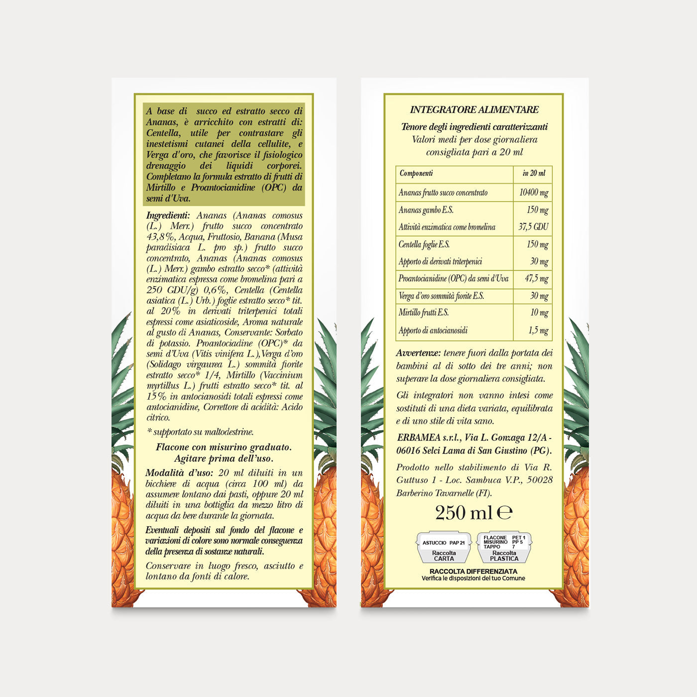 Fluido Concentrato Ananas Cell