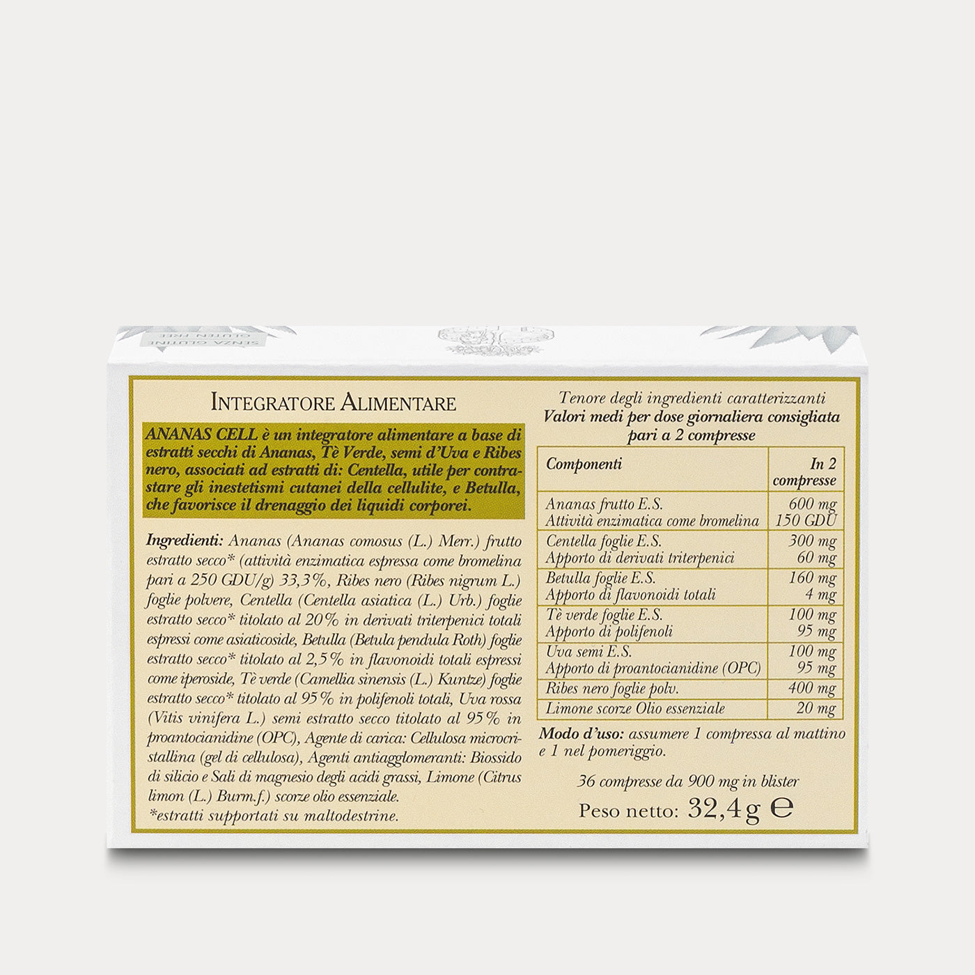 Integratore Ananas Cell