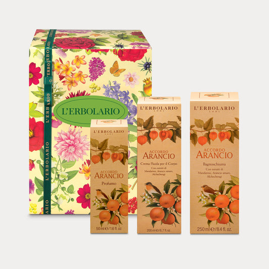 Confezione regalo Trio Profumo Accordo Arancio