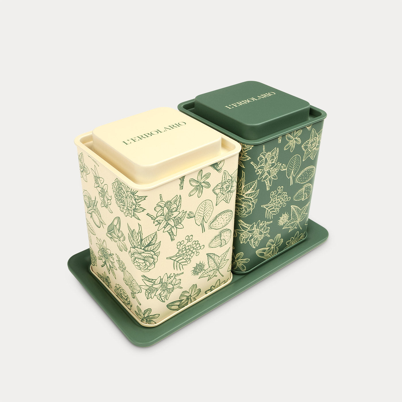 Set Contenitori in Latta - 600 Punti Foglia